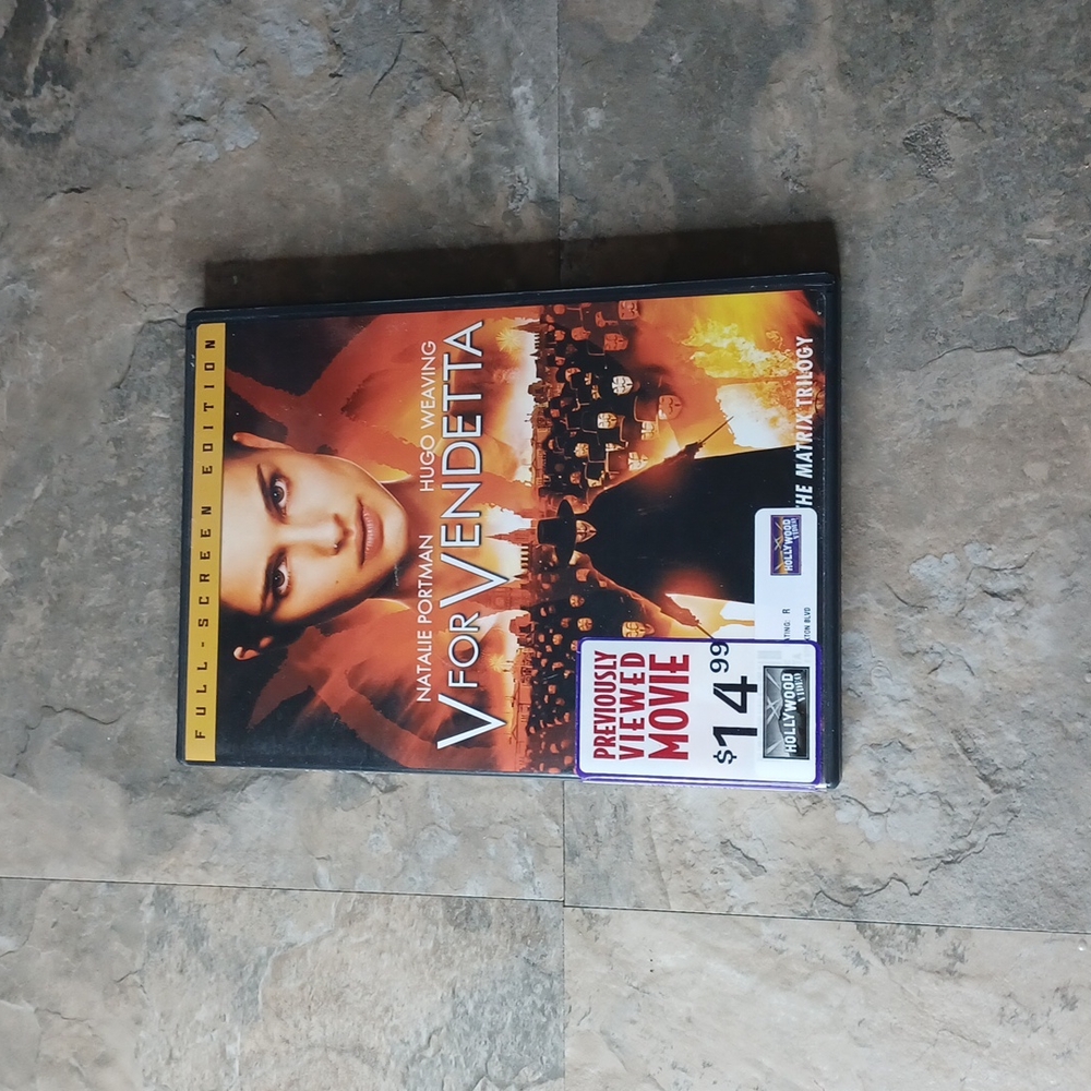 V For Vendetta DVD Full Screen
